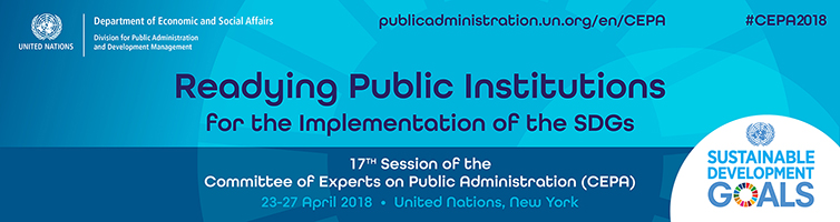 17th session of the Committee of Experts on Public Administration (CEPA)